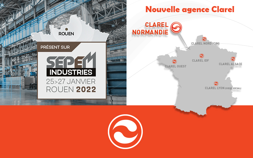 Clarel ouvre une nouvelle agence en Normandie et participe au SEPEM de Rouen